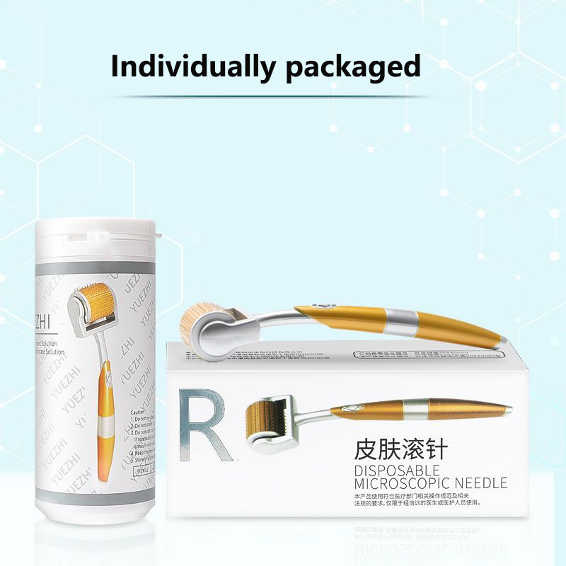 Derma Roller 0.25 - 192 Tytanowe Igły do Masażu Twarzy