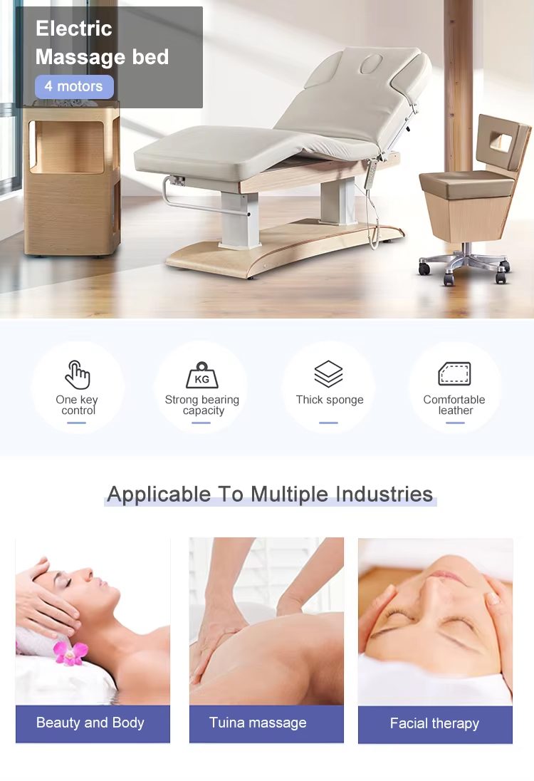 Elektryczny stół do masażu z d – Spa Wellness Center recenzja i cena
